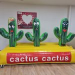 מתנפח קקטוס זריקת חישוק / כובע